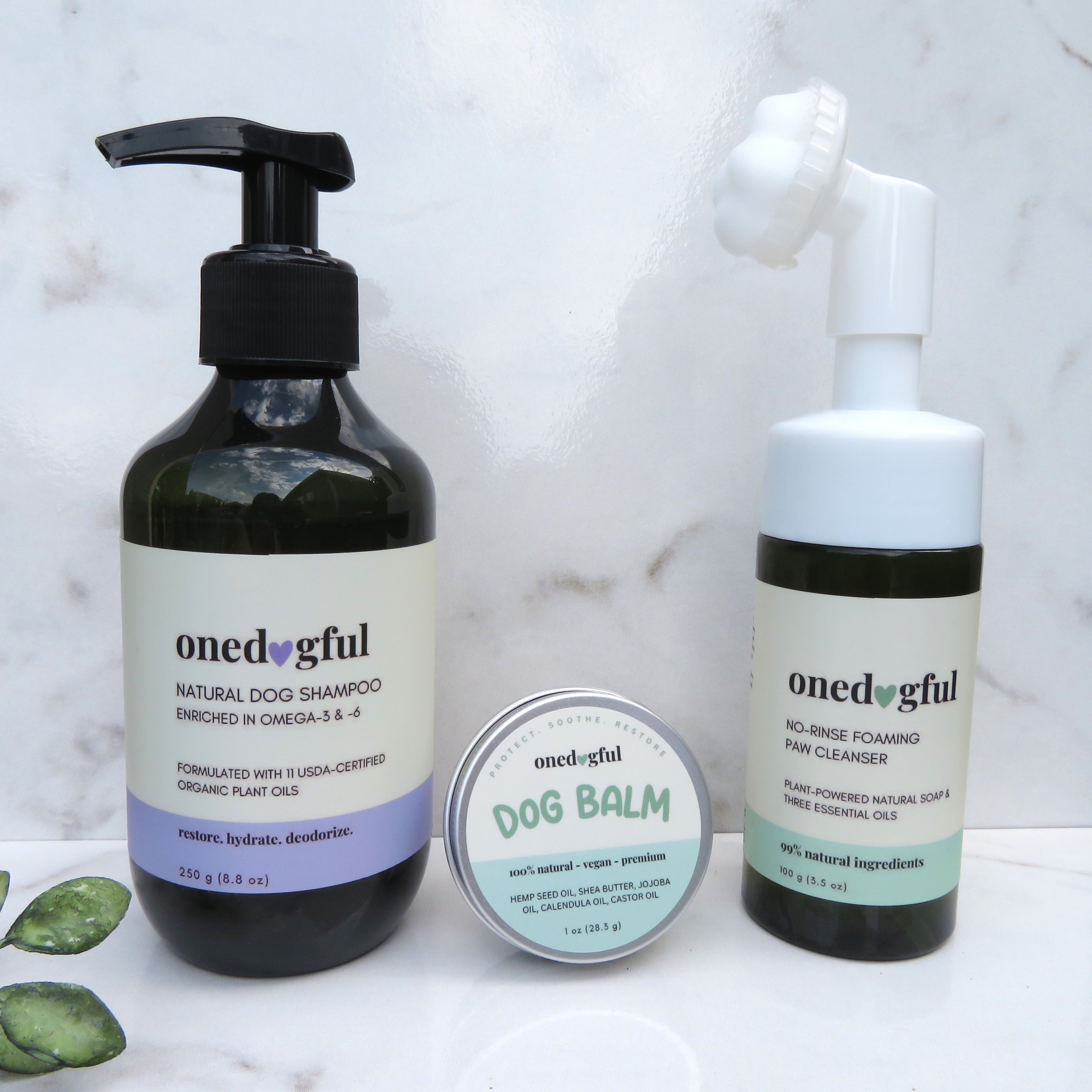 Dog Paw Care Set | Dog Coat & Paw Care Set | Onedogful