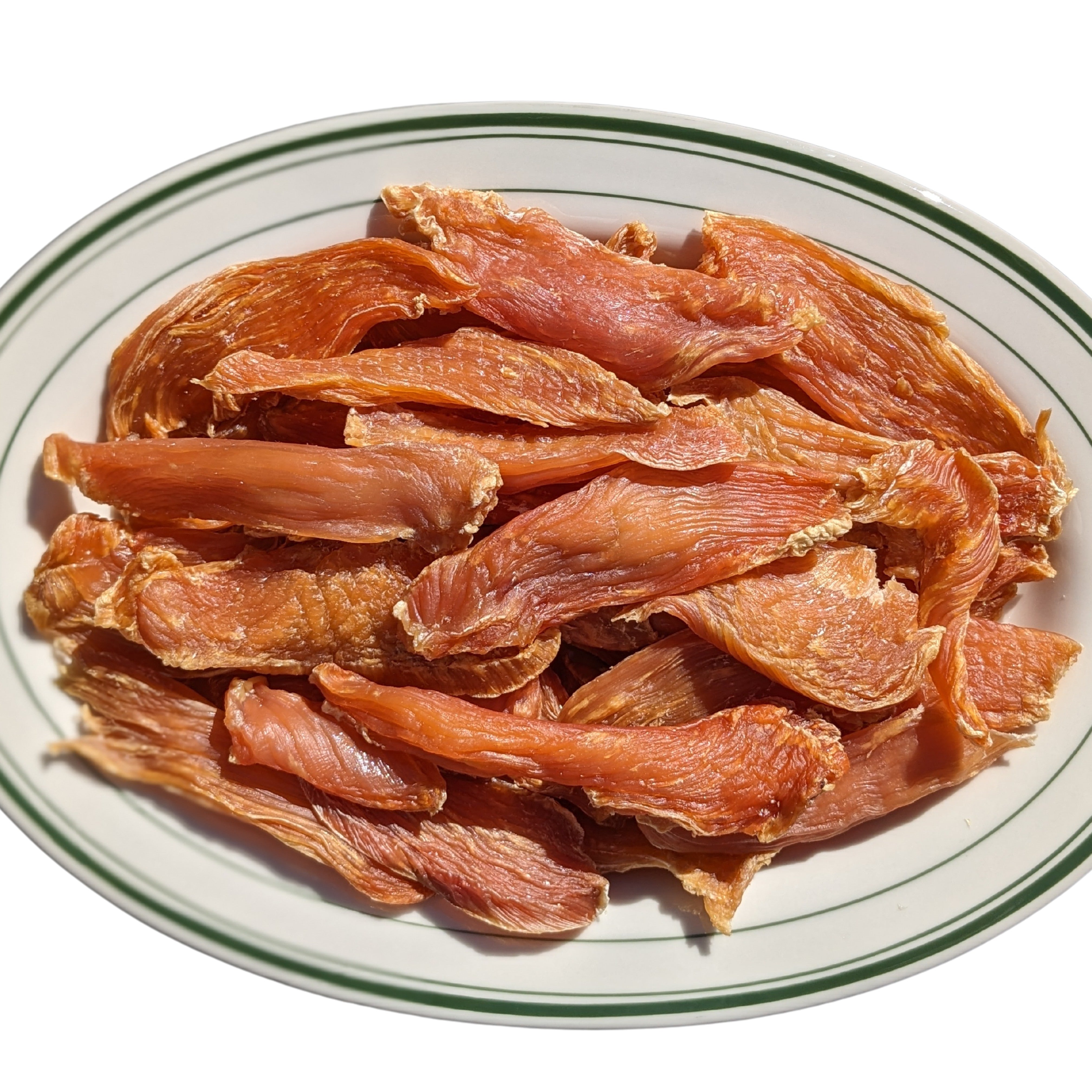 Single-ingredient chicken jerky