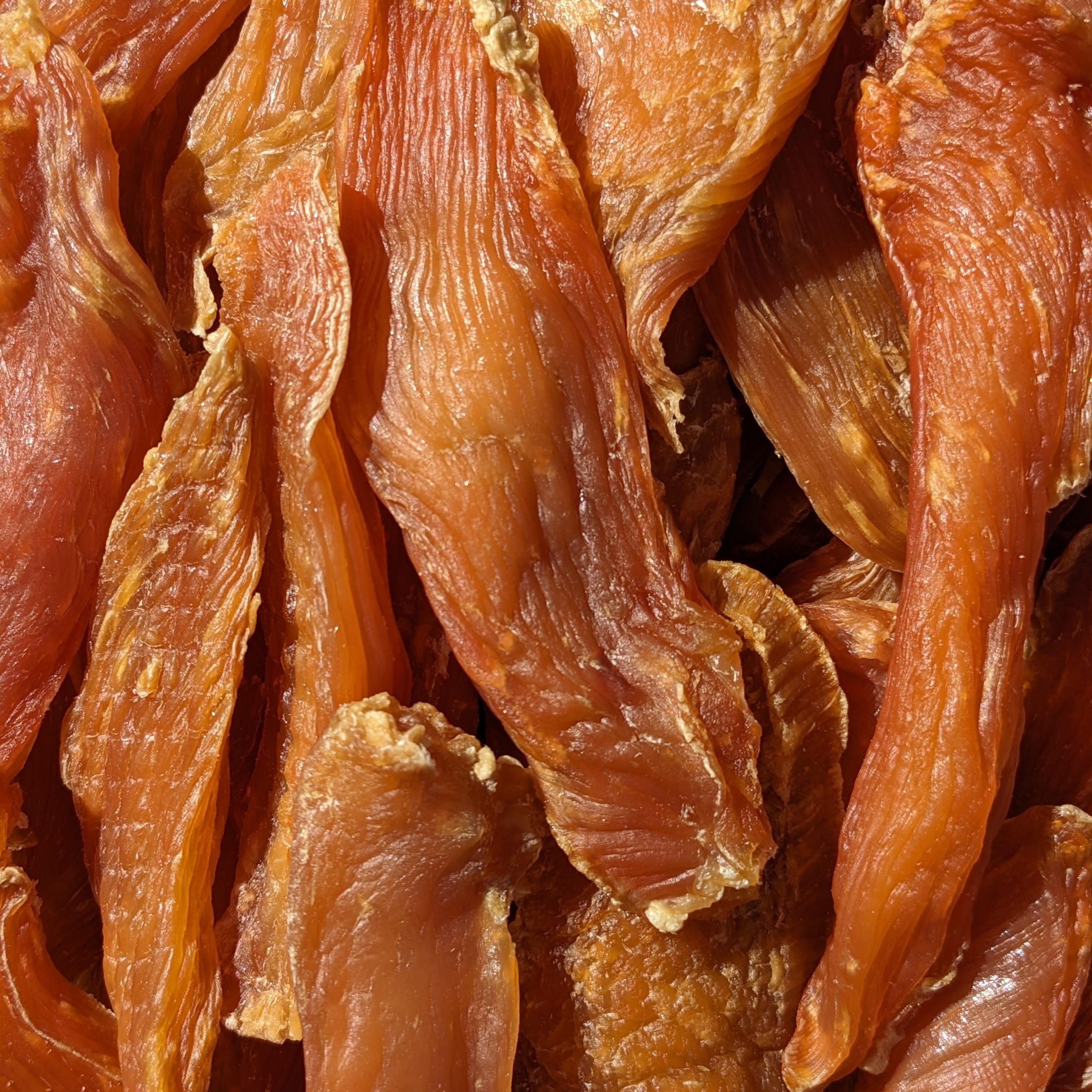 Single-ingredient chicken jerky